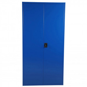 armoire de rangement bleu