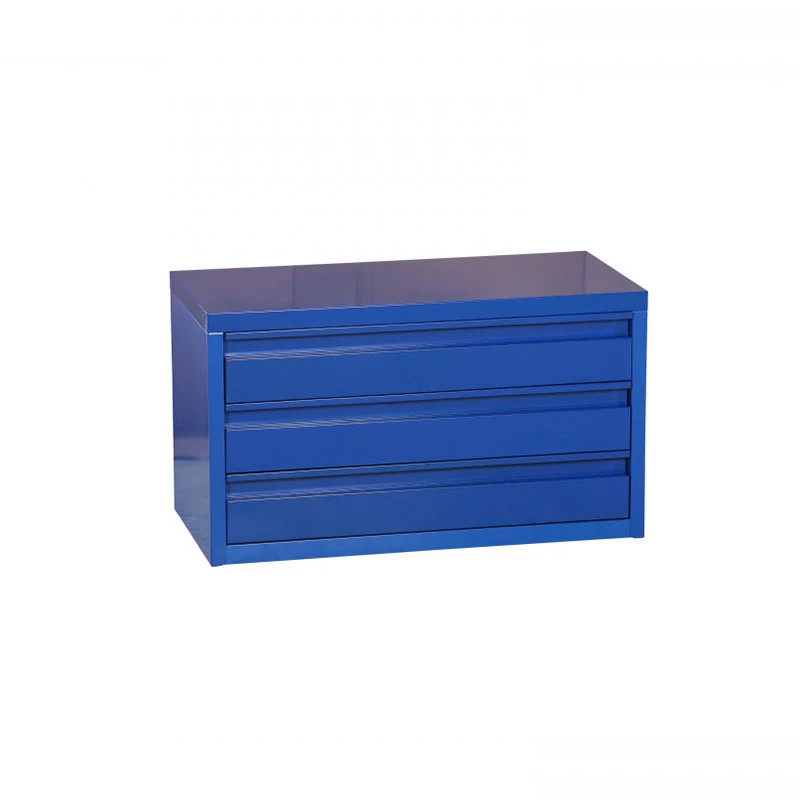 Caisson métallique bleu 3 tiroirs pour atelier