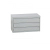 Caisson métallique gris 3 tiroirs pour atelier