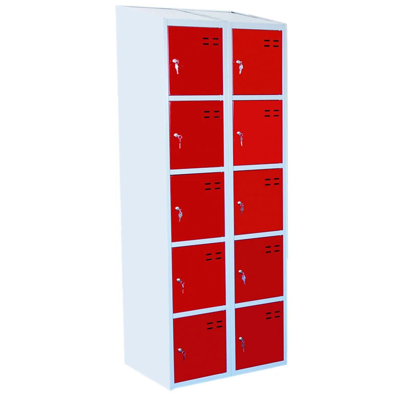 Vestiaire métallique à casiers – 4 à 10 compartiments sécurisés