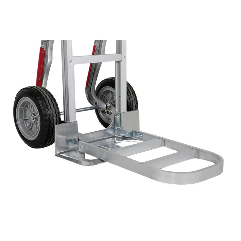 roues diable avec plateforme rabattable