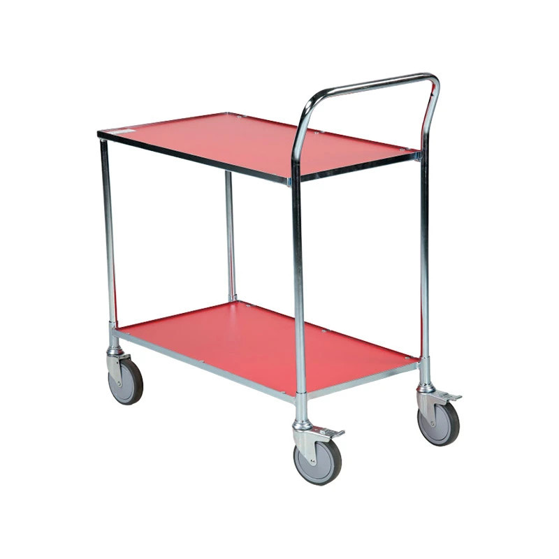 Servante d’atelier 2 plateaux rouge