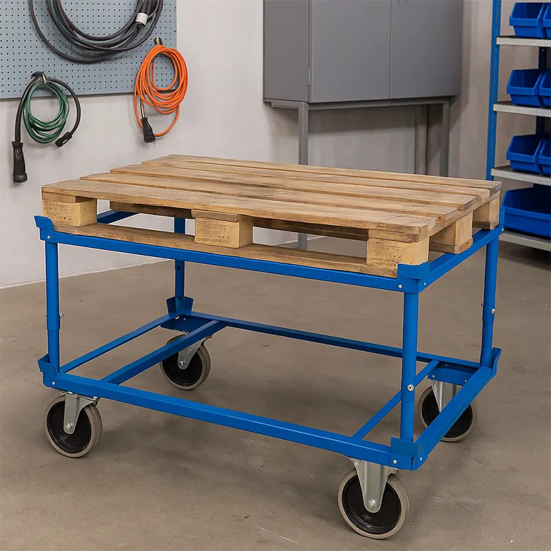 Réhausseur métallique pour chariot – Ergonomique et stable