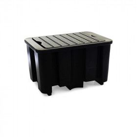 Bac de rétention polyéthylène pour fûts – 1 fût