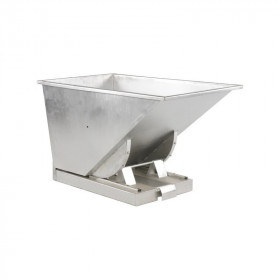 Benne auto-basculante inox