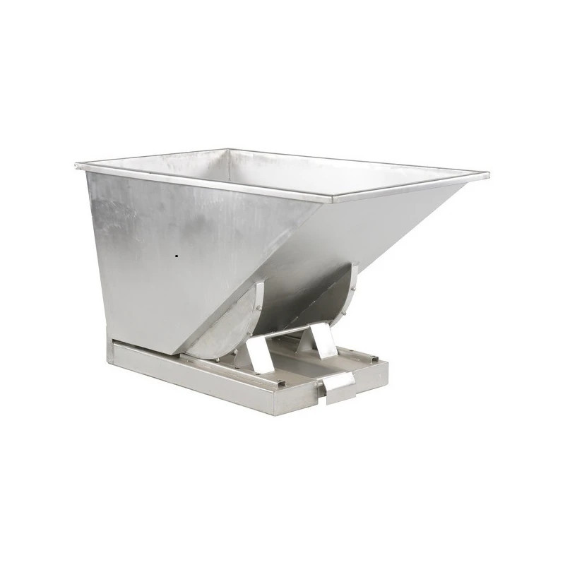 Benne auto-basculante inox