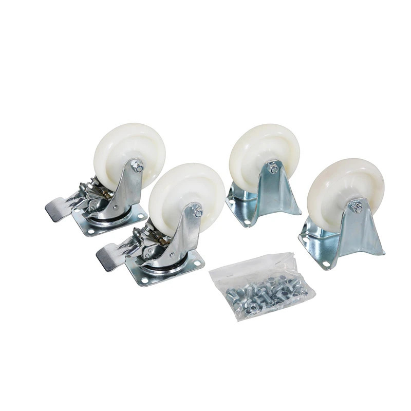 Roulettes avec frein pour benne auto-basculante – Sécurité pro