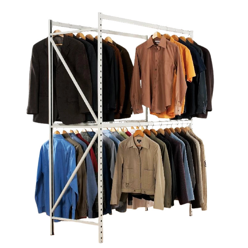 Rayonnage porte-cintres professionnel | Stockage vêtements