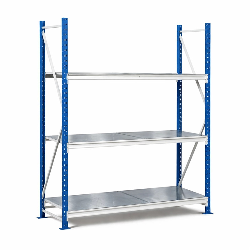 rayonnage mi-lourd avec plancher métallique
