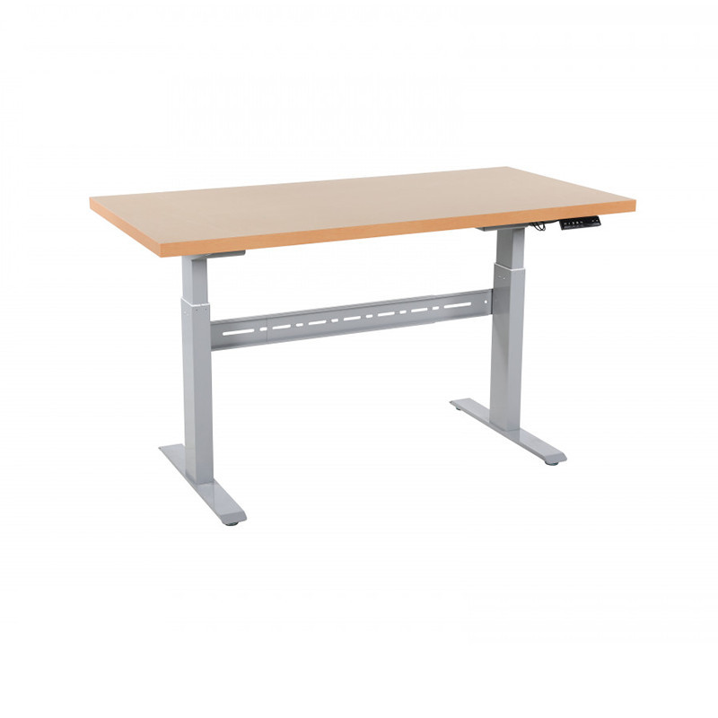 Table de travail électrique renforcée - plateau trempé à l'huile - l.1600mm