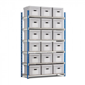 Rayonnage pour caisses d'archives