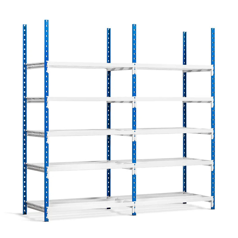 Rayonnage stockage léger 186 kg/niveau | Rack métallique professionnel
