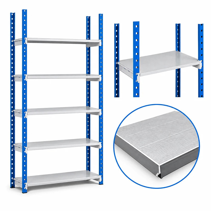 Plaques métalliques pour rack léger - Rayonnage Discount