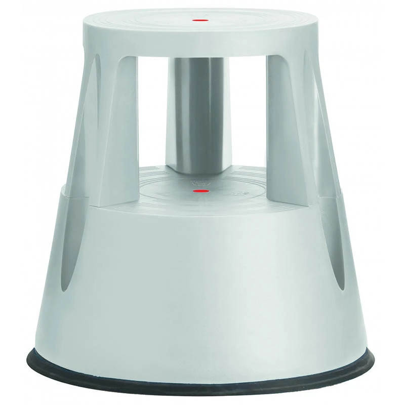 marchepied 2 marches gris